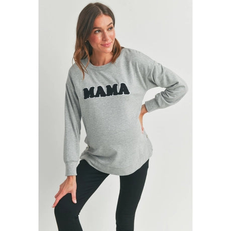 Crewneck 'Mama' Maternity Sweatshirt