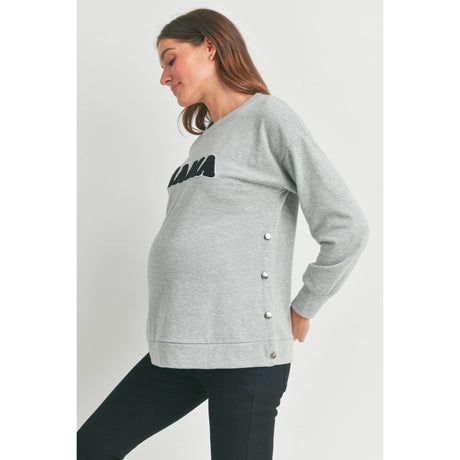 Crewneck 'Mama' Maternity Sweatshirt