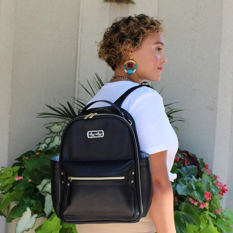 Black Itzy Mini™ Diaper Bag Backpack