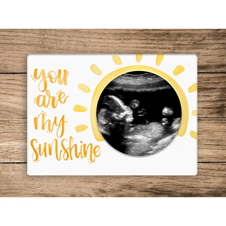 Sunshine Magnetic Ultrasound Wooden Photo Frame