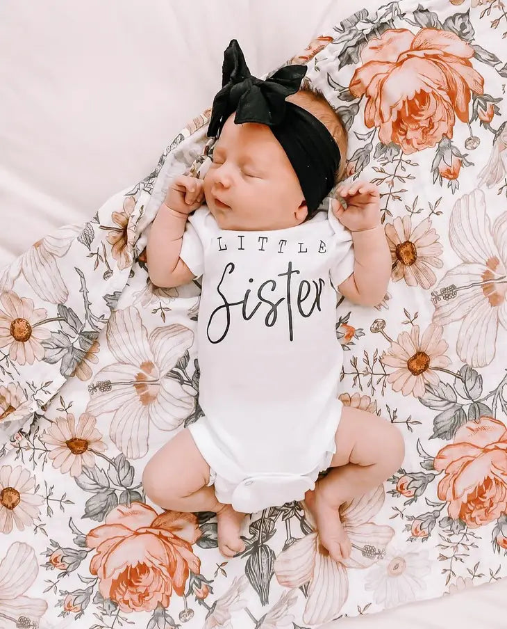 Little Sister Pregnancy & Gender Reveal Onesie