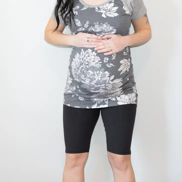 Full Belly Maternity Biker Shorts