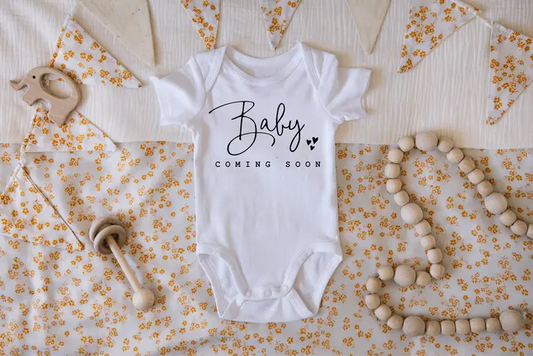 Baby Coming Soon Pregnancy Announcement Onesie