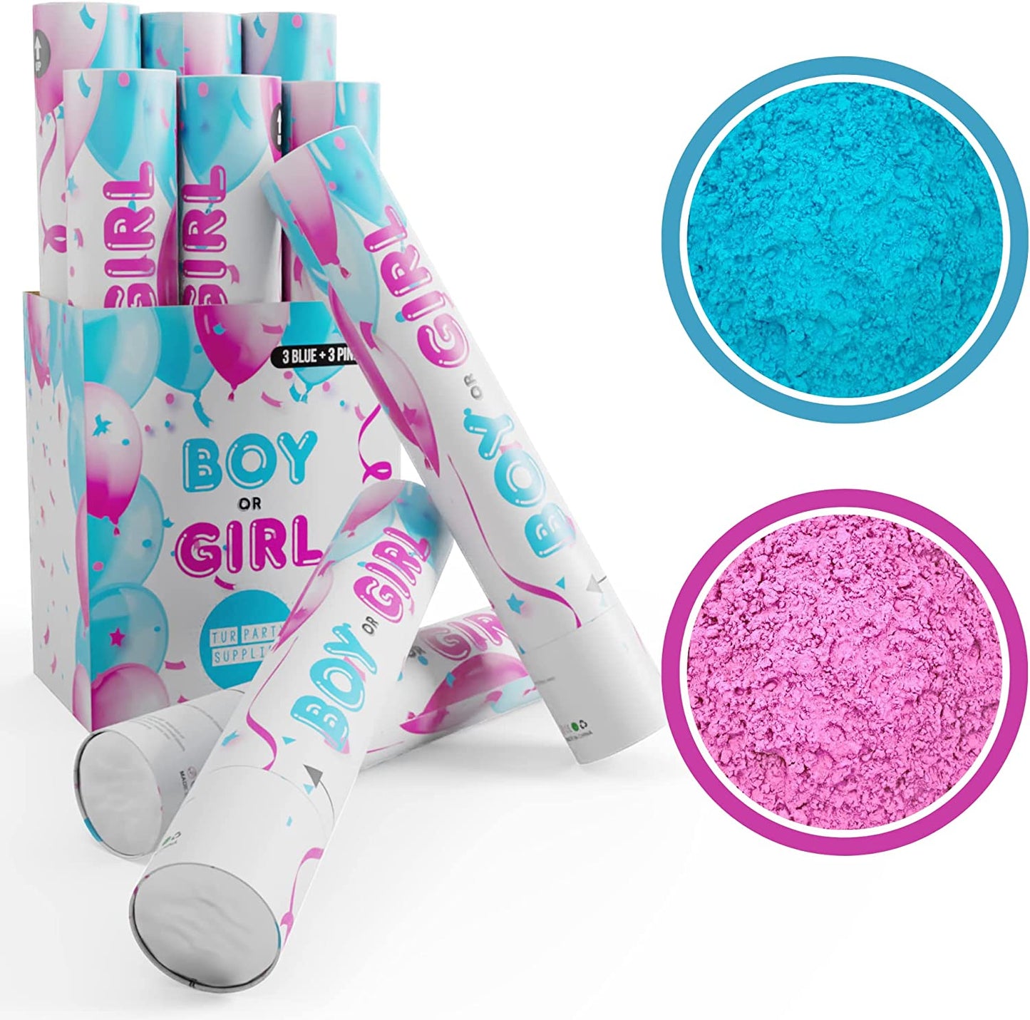 Baby Gender Reveal Powder Cannon