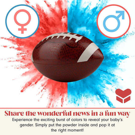 Baby Gender Reveal Football