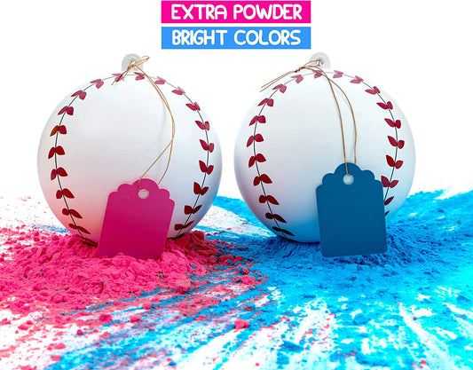 Gender Reveal Baseball Set