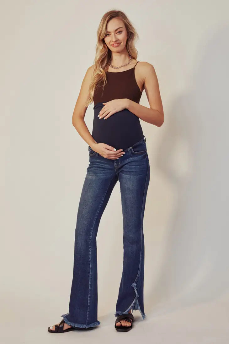 -The Must Have-Flare Maternity Jeans