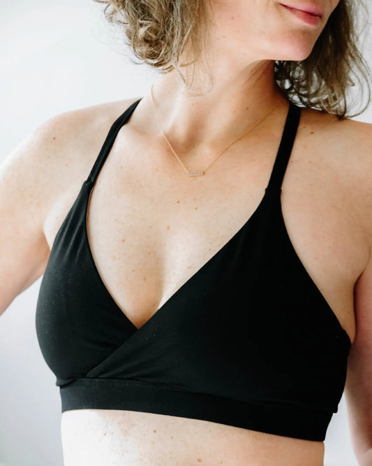 Foxy Black Nursing Bra